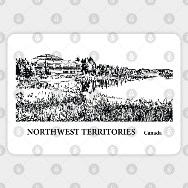 Northwest Territories Canada Sticker by Lakeric